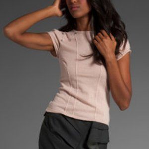 HPx2🎉 L.A.M.B. Cashmere Corset Knit Top Pink XS NWOT